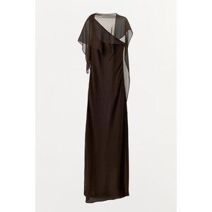 ZARA LIMITED EDITION ASYMMETRIC CAPE DRESS
